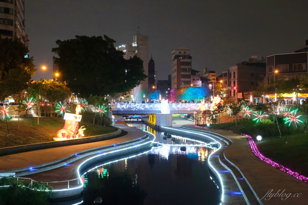 【台中中區】2020柳川藍帶水岸：台中好YA誕~2020聖誕節柳川藍帶水岸點燈囉！ @飛天璇的口袋