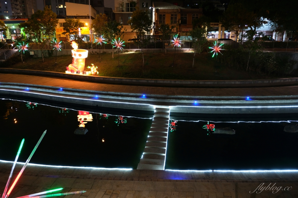 【台中中區】2020柳川藍帶水岸：台中好YA誕~2020聖誕節柳川藍帶水岸點燈囉！ @飛天璇的口袋