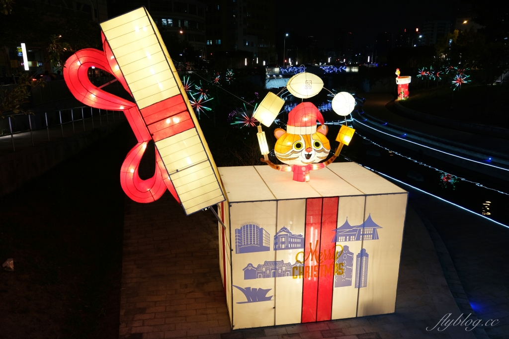 【台中中區】2020柳川藍帶水岸：台中好YA誕~2020聖誕節柳川藍帶水岸點燈囉！ @飛天璇的口袋