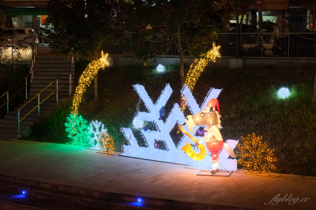 【台中中區】2020柳川藍帶水岸：台中好YA誕~2020聖誕節柳川藍帶水岸點燈囉！ @飛天璇的口袋