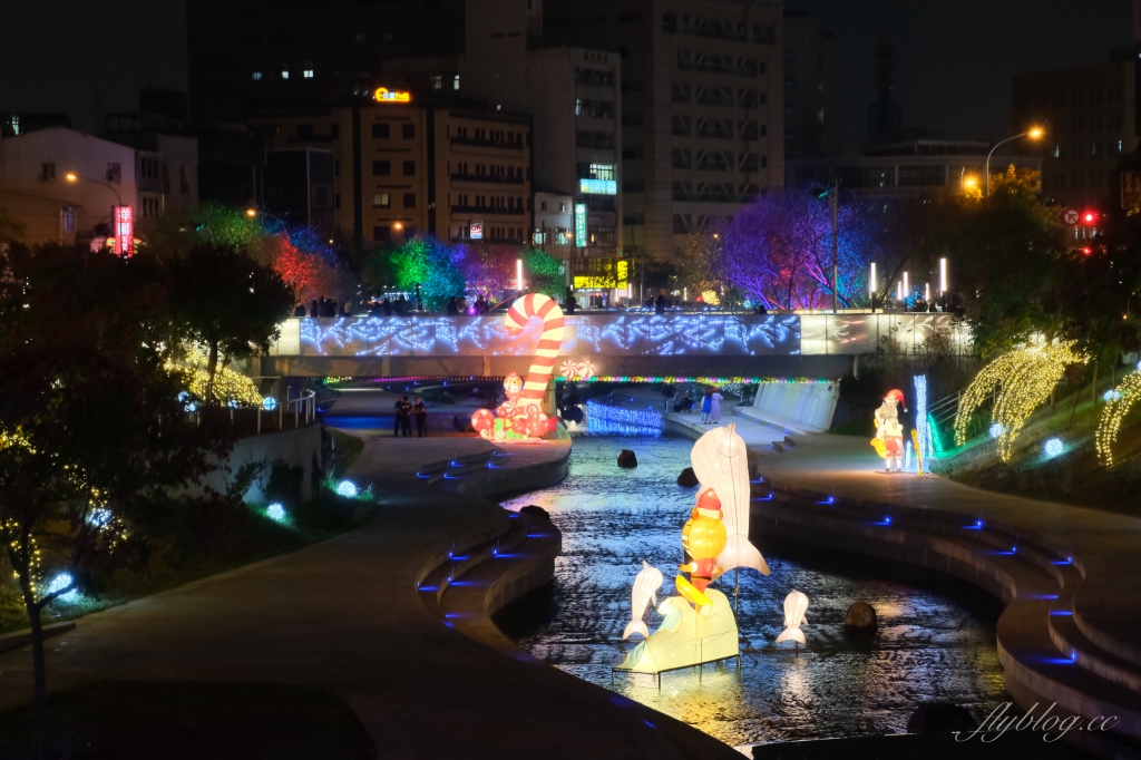 【台中中區】2020柳川藍帶水岸：台中好YA誕~2020聖誕節柳川藍帶水岸點燈囉！ @飛天璇的口袋