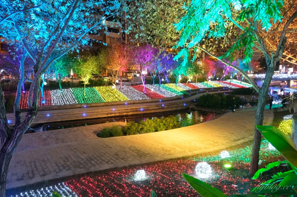 【台中中區】2020柳川藍帶水岸：台中好YA誕~2020聖誕節柳川藍帶水岸點燈囉！ @飛天璇的口袋