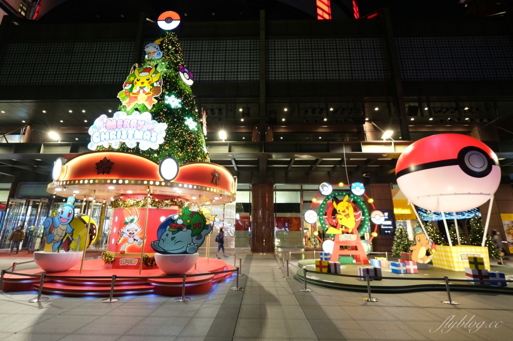【台中西屯】寶可夢遊樂園：6公尺高寶可夢現身台中！2020台中新光三越百貨聖誕節主題裝置 @飛天璇的口袋