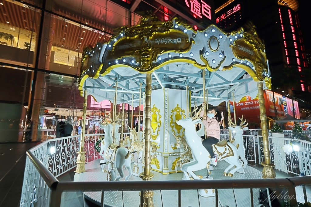 【台中西屯】北歐夢奇境聖誕樂園~2020台中大遠百聖誕節裝置，5大遊樂設施喚起童心 @飛天璇的口袋