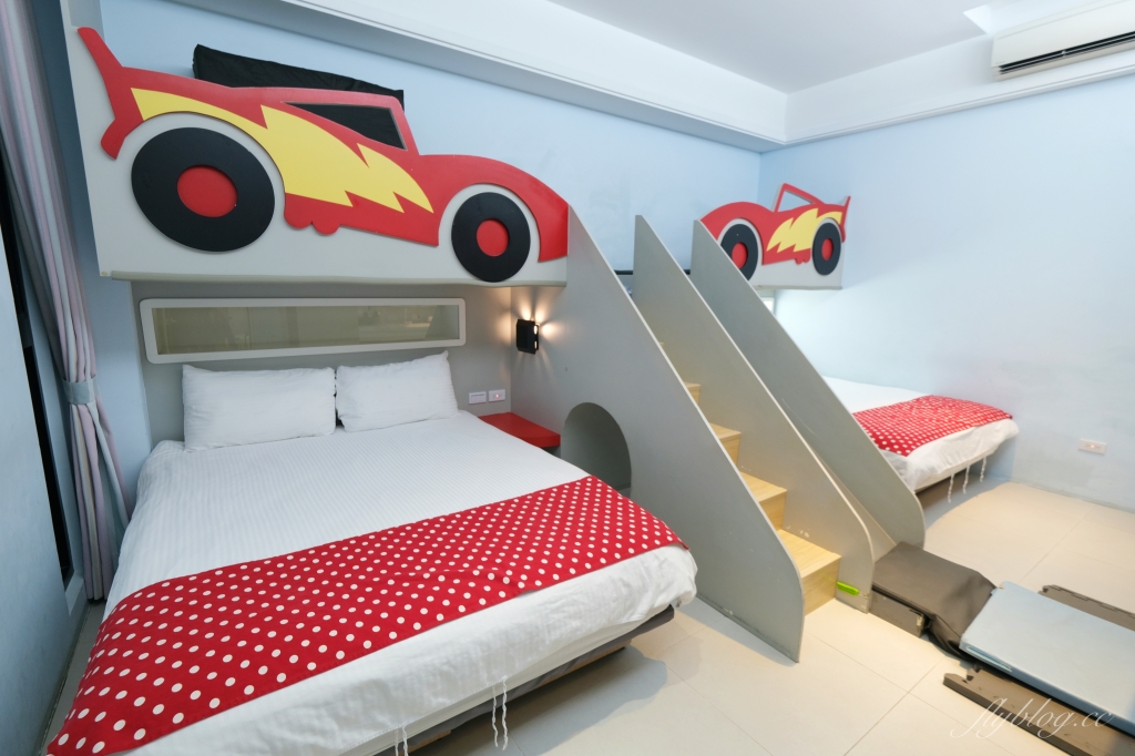 黃色風箏 Yellow Kite｜台南親子民宿推薦，溜滑梯主題套房，還有特約停車場 @飛天璇的口袋