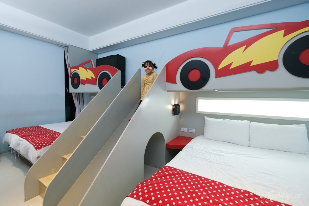 黃色風箏 Yellow Kite｜台南親子民宿推薦，溜滑梯主題套房，還有特約停車場 @飛天璇的口袋