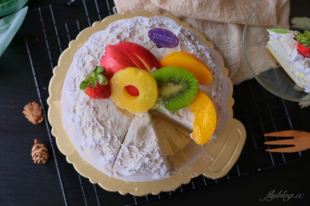 寶才芋泥蛋糕｜純芋頭蛋糕創始店，生日蛋糕滿滿的芋頭內餡 @飛天璇的口袋