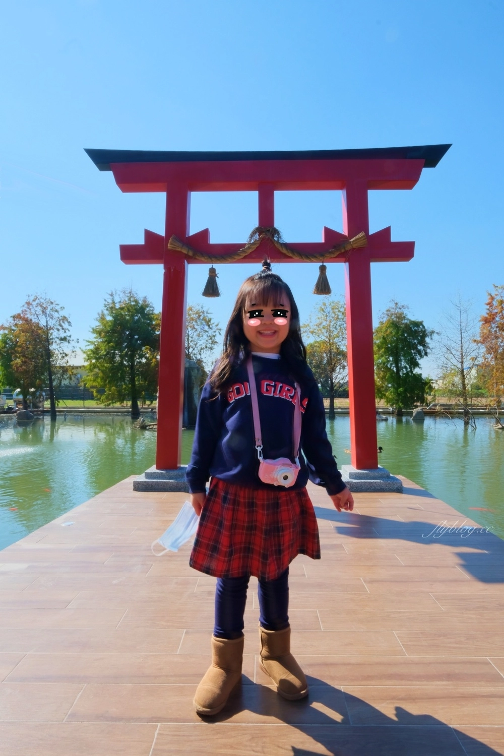 田中央豚將拉麵｜位於彰化田中的鳥居拉麵，浪漫的落羽松水池造景 @飛天璇的口袋