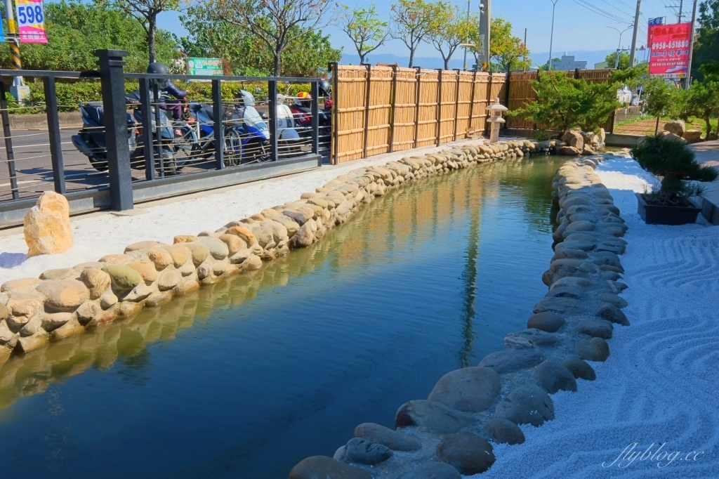 田中央豚將拉麵｜位於彰化田中的鳥居拉麵，浪漫的落羽松水池造景 @飛天璇的口袋