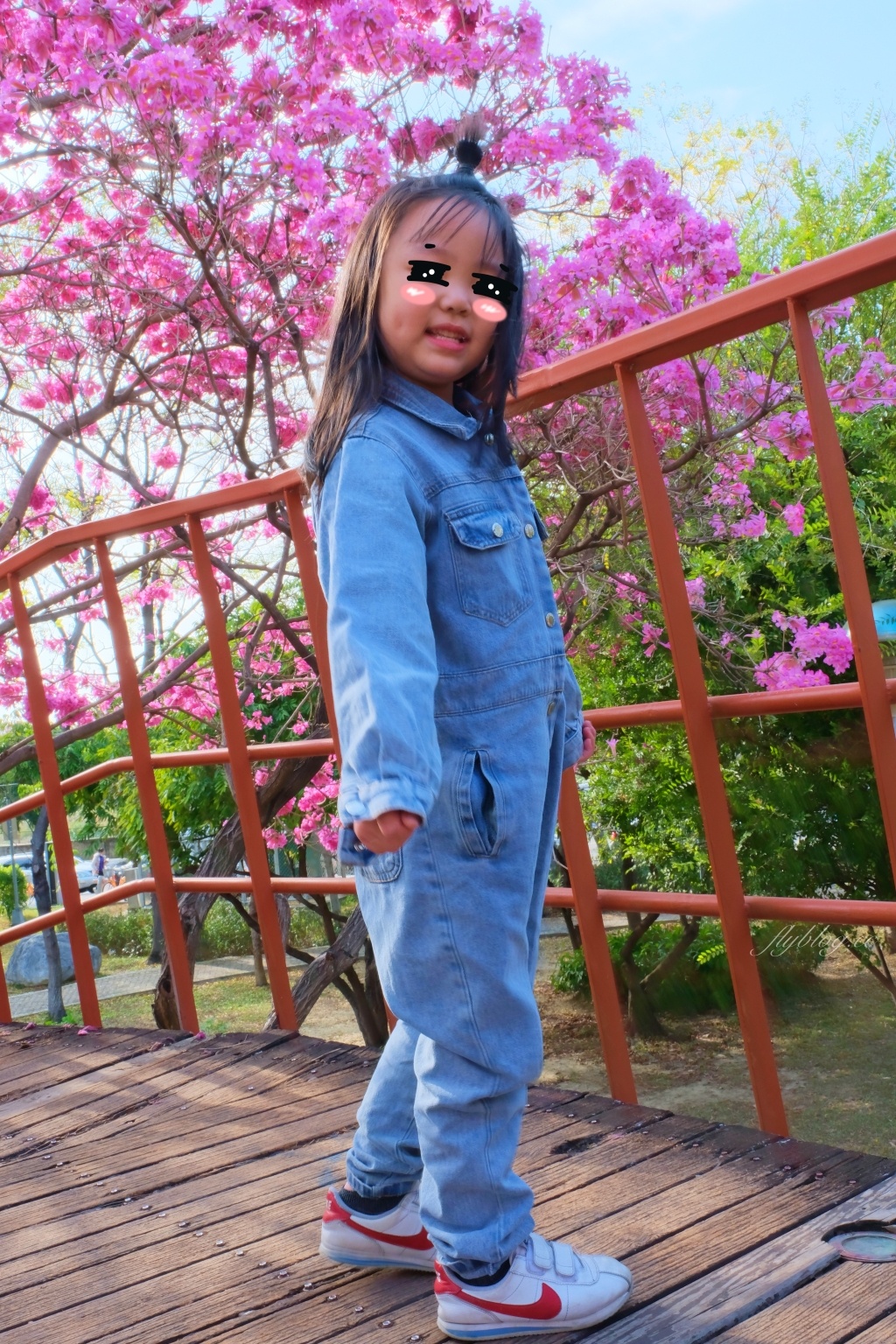 【台中北屯】三甲公園，紅花風鈴木浪漫盛開中，台中IG網美打卡爆紅景點，2021年最新花況 @飛天璇的口袋