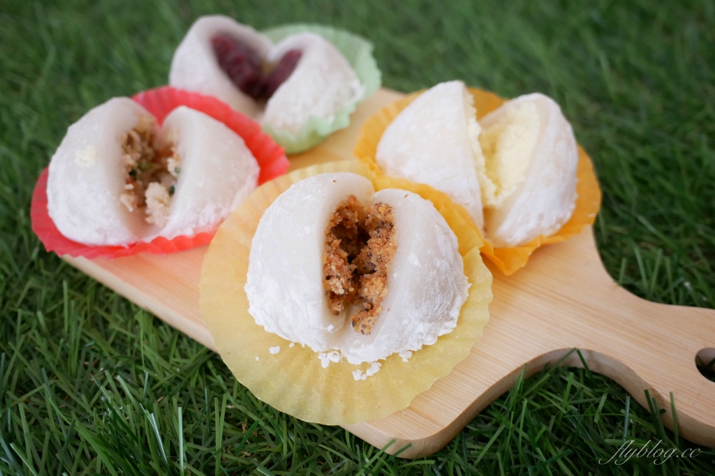 鹿港丁師傅麻糬｜軟Q香滑的手工麻糬，推薦必買奶酥口味，鹿港必買伴手禮 @飛天璇的口袋