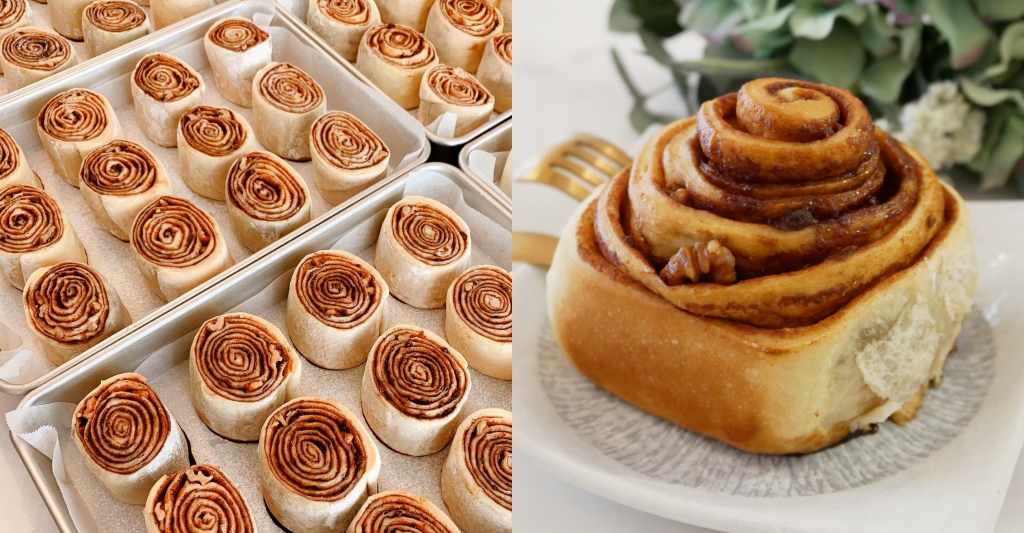 烘best咖啡甜點親子共學｜台中超人氣肉桂捲專賣店，二樓還有手作烘焙教學 @飛天璇的口袋