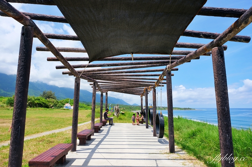 台東東河｜都蘭觀景平台，台東觀海小秘境，夢幻海景盪鞦韆，IG打卡裝置藝術 @飛天璇的口袋