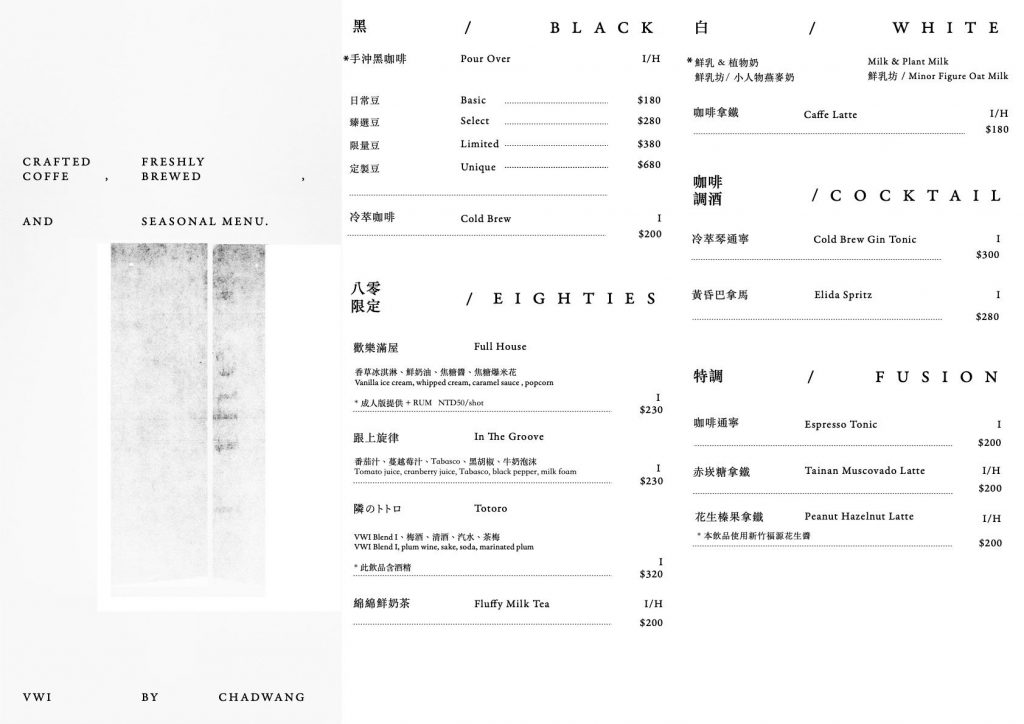 【台中西區】 VWIII草悟道：世界沖煮賽冠軍王策咖啡廳，台中店座落於勤美草悟道旁 @飛天璇的口袋