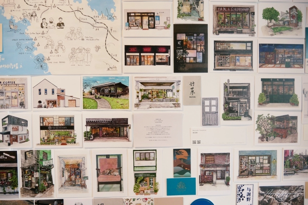 台中中區｜孔雀咖啡．柳川河岸旁的咖啡館，花卷式肉桂捲老饕必點 @飛天璇的口袋