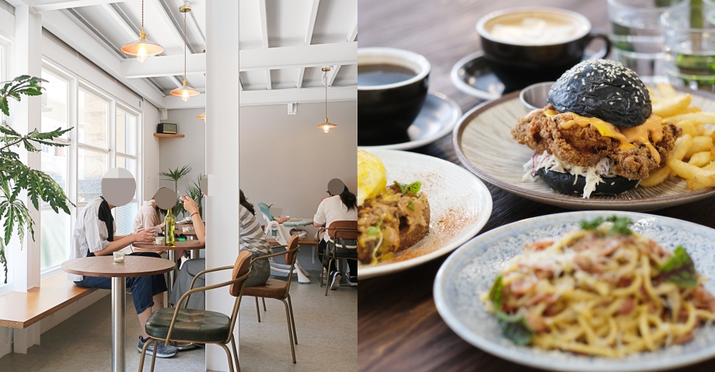 台中西區｜Mirror Room．純白落地窗漂亮建築，台中澳式早午餐咖啡館 @飛天璇的口袋