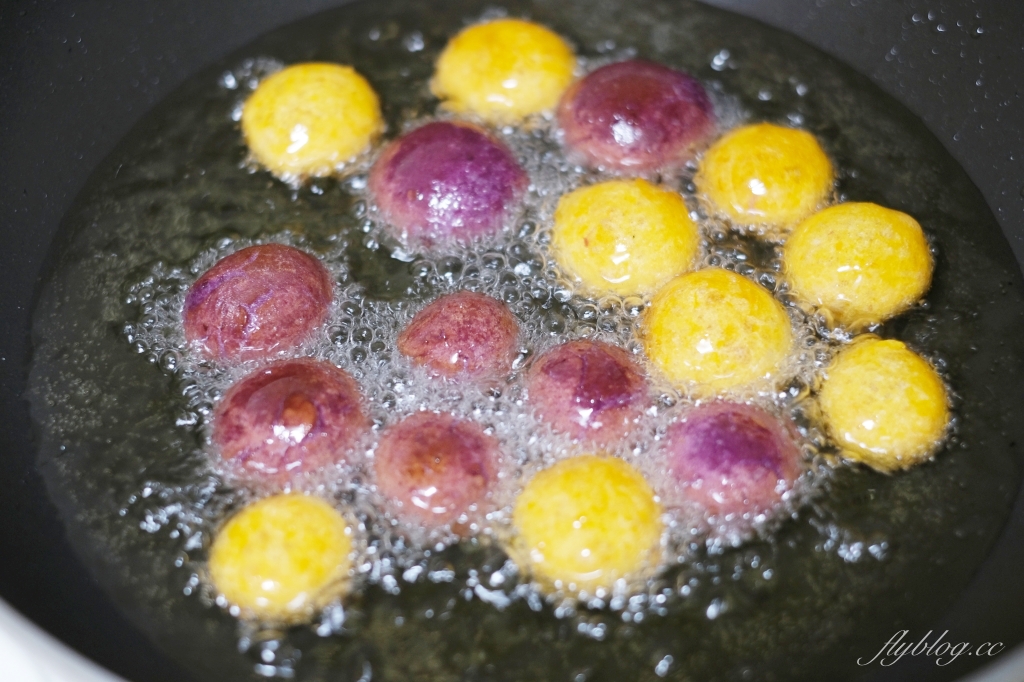 甜點食譜｜地瓜球做法｜外酥內Q的地瓜球怎麼做？簡單的地瓜球在家就可以完成 @飛天璇的口袋