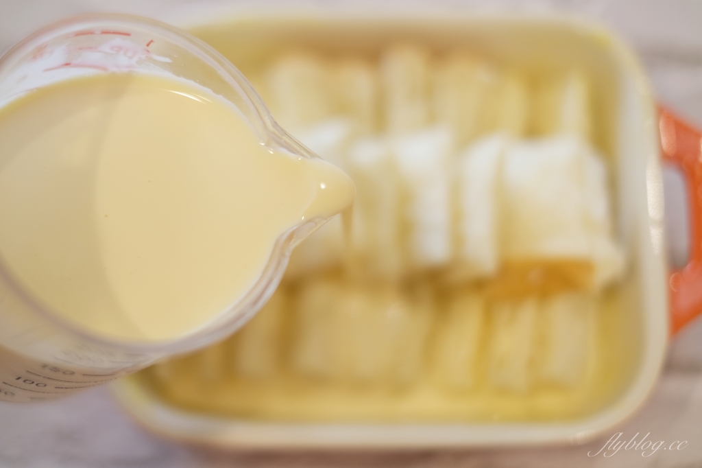 【食譜分享】烤布丁吐司食譜 吐司吃不完怎麼辦 氣炸鍋烤布丁吐司做法 @飛天璇的口袋