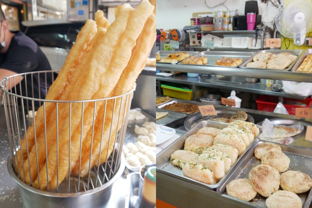 台中北區｜巨人傳統早餐．燒餅油條真的好吃，顛覆我對燒餅的印象 @飛天璇的口袋