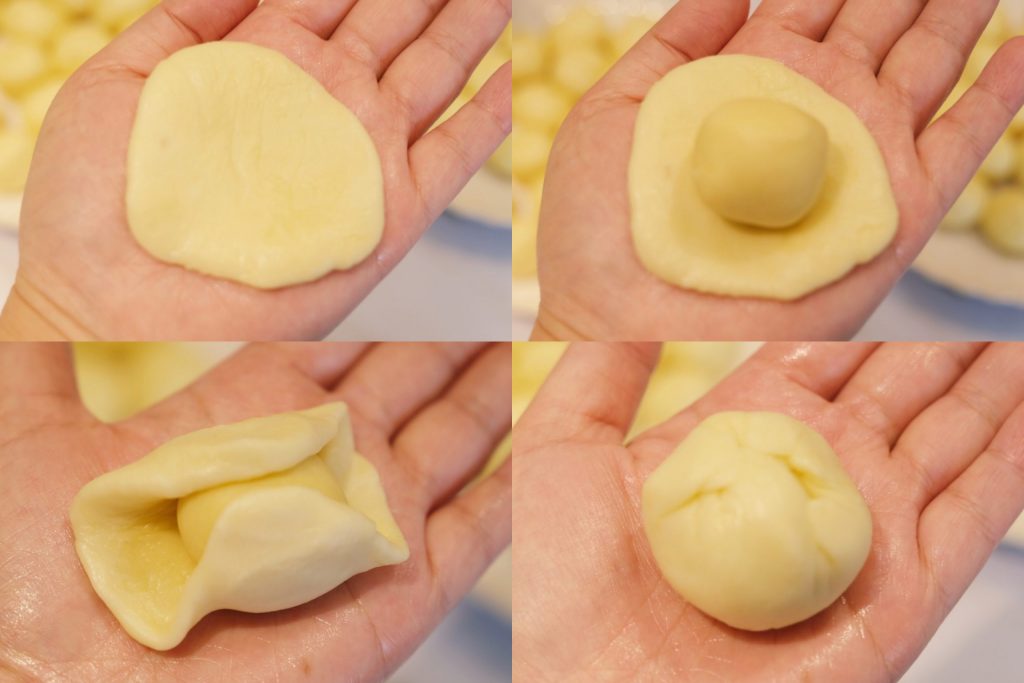 蛋黃酥食譜｜蛋黃酥的做法｜中秋節必吃的蛋黃酥，氣炸烤箱做第一次就成功 @飛天璇的口袋