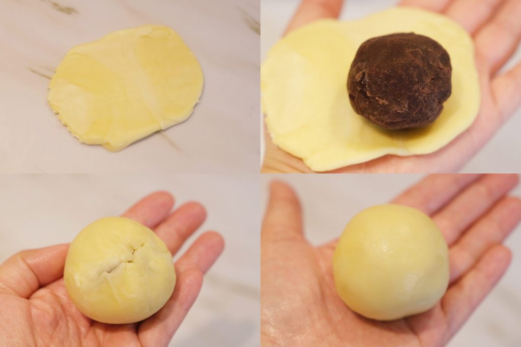 蛋黃酥食譜｜蛋黃酥的做法｜中秋節必吃的蛋黃酥，氣炸烤箱做第一次就成功 @飛天璇的口袋