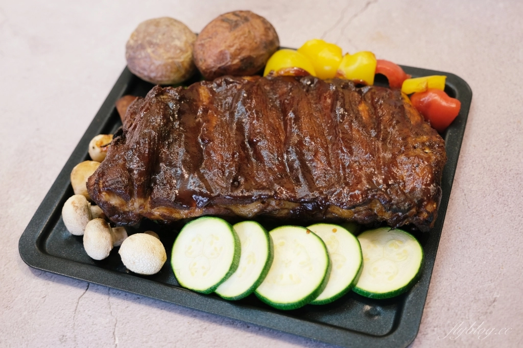 豬肋排做法｜居家「氣炸烤箱豬肋排食譜」分享，美式餐廳超人氣料理上桌 @飛天璇的口袋