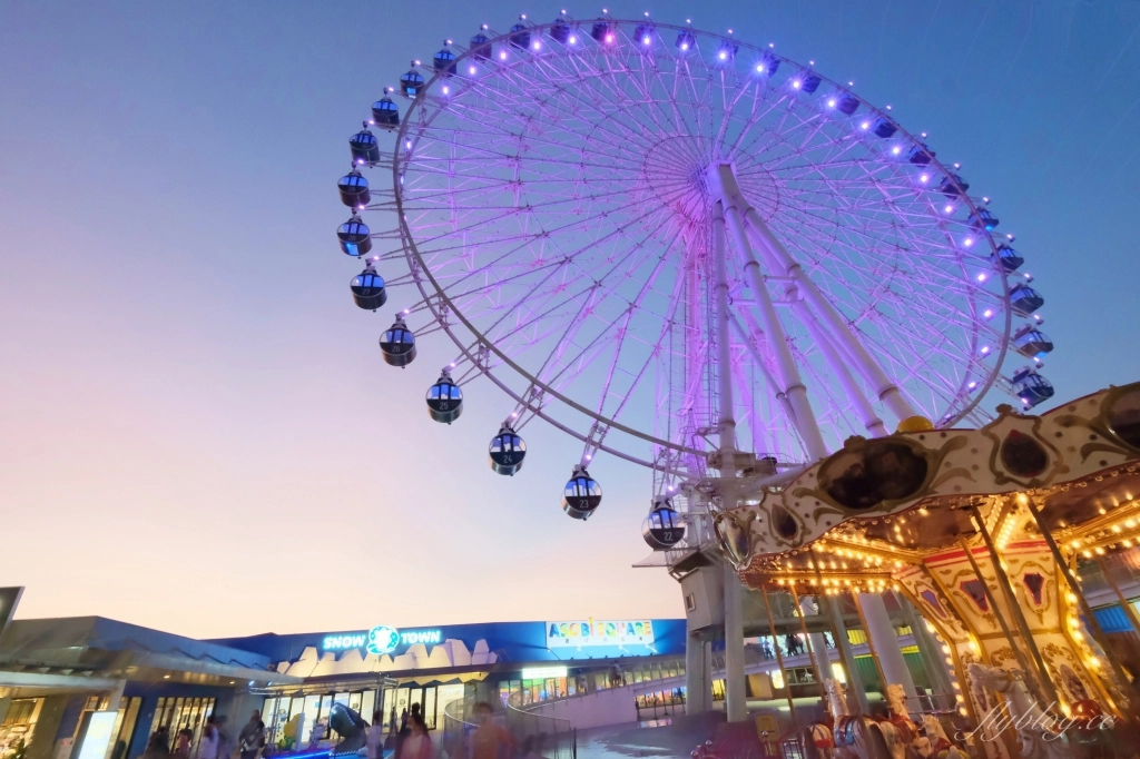 【台中梧棲】台中之星摩天輪，台中三井OUTLET~全台最高的臨海摩天輪，瞭望台中港、海景山景以及夕陽 @飛天璇的口袋