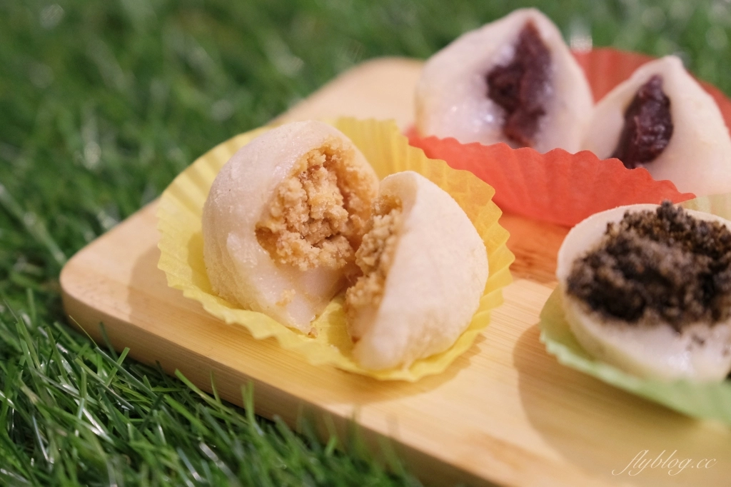 龍山手工麻糬｜外皮軟Q內餡料多，每日手工現做鹿港伴手禮 @飛天璇的口袋