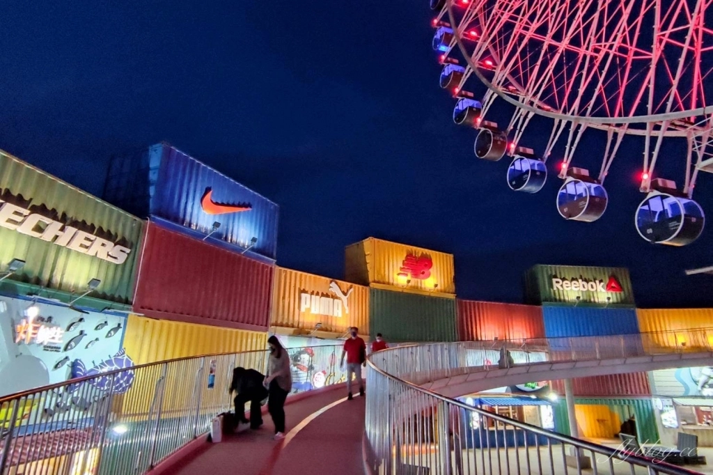 【台中梧棲】台中之星摩天輪，台中三井OUTLET~全台最高的臨海摩天輪，瞭望台中港、海景山景以及夕陽 @飛天璇的口袋