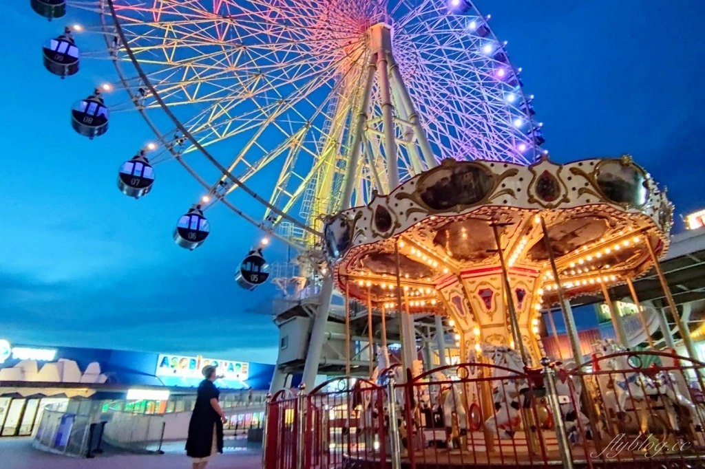 【台中梧棲】台中之星摩天輪，台中三井OUTLET~全台最高的臨海摩天輪，瞭望台中港、海景山景以及夕陽 @飛天璇的口袋