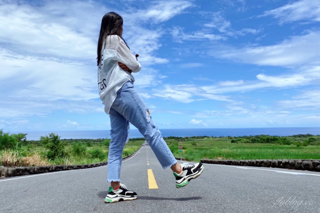 台東長濱｜金剛大道．筆直大道的盡頭是海天一色，媲美伯朗大道的金剛大道 @飛天璇的口袋