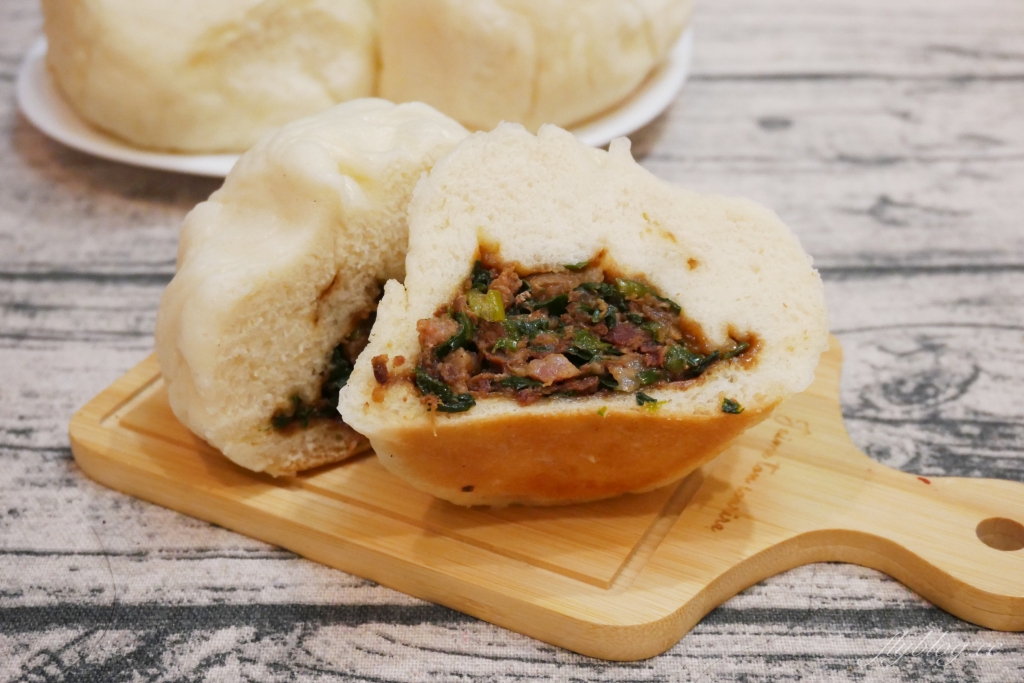 包好甲蔥燒包｜中原夜市人氣美食，外皮比內餡還好吃 @飛天璇的口袋