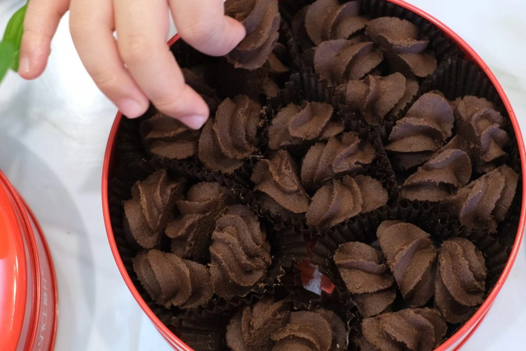 台中北屯｜糖村曲奇餅，台中在地26年伴手禮專賣店，推薦隱藏版曲奇餅和牛軋糖 @飛天璇的口袋