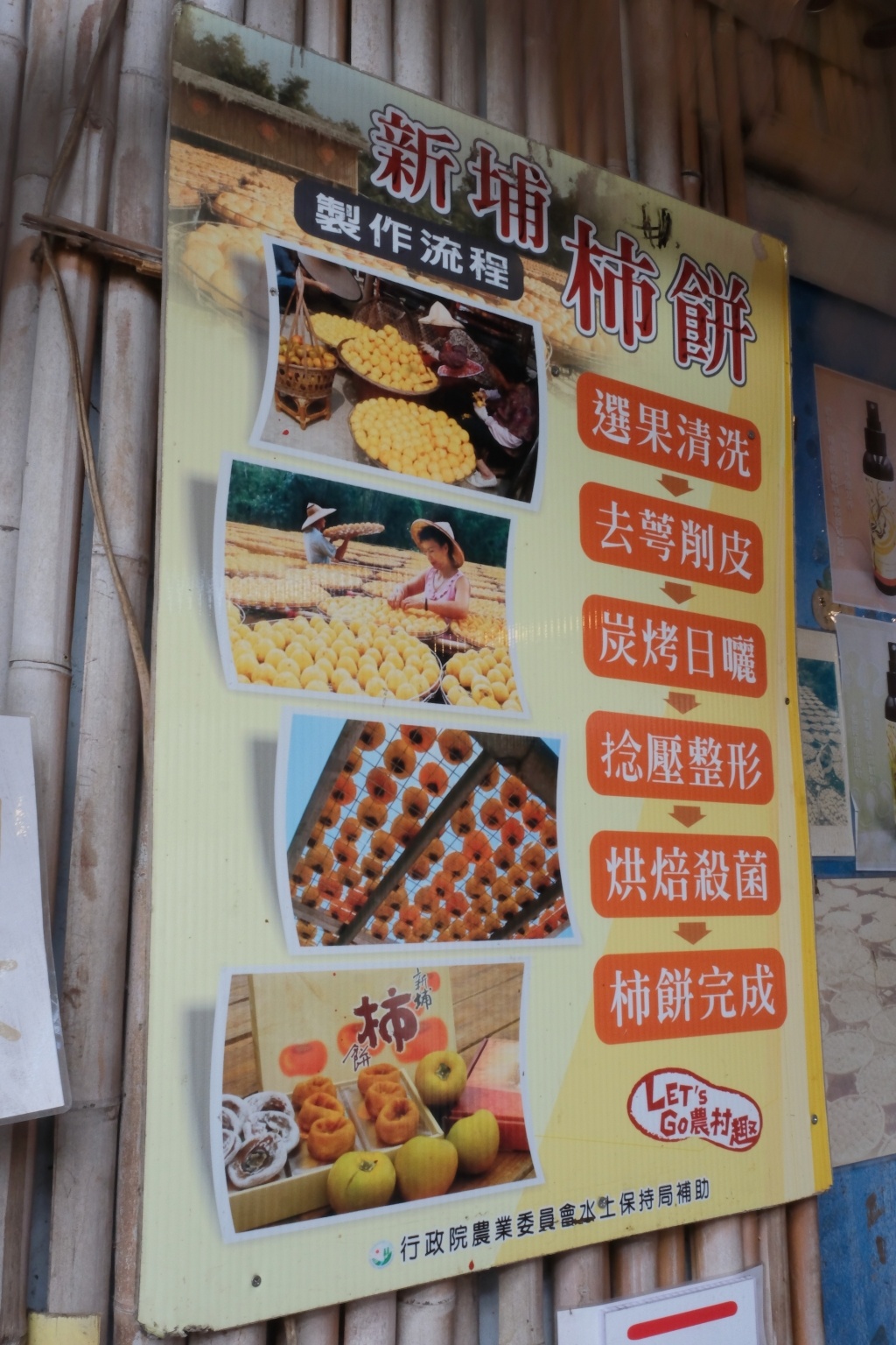 新竹新埔｜味衛佳柿餅教育農園．秋天限定的三合院曬柿子，療癒又好拍的金色浪漫 @飛天璇的口袋