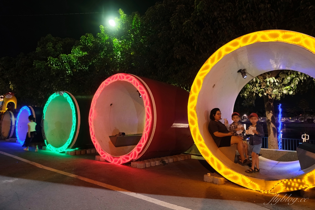 【彰化二林】代安宮環湖公園，廢棄魚塭變身浪漫七彩湖空中廊道，彰化二林最新打卡景點 @飛天璇的口袋