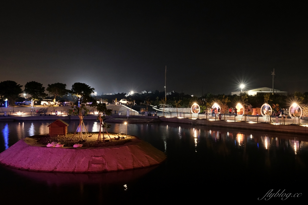 【彰化二林】代安宮環湖公園，廢棄魚塭變身浪漫七彩湖空中廊道，彰化二林最新打卡景點 @飛天璇的口袋