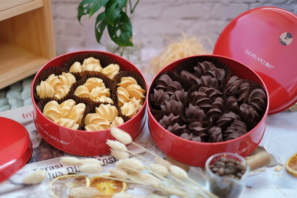 台中北屯｜糖村曲奇餅，台中在地26年伴手禮專賣店，推薦隱藏版曲奇餅和牛軋糖 @飛天璇的口袋