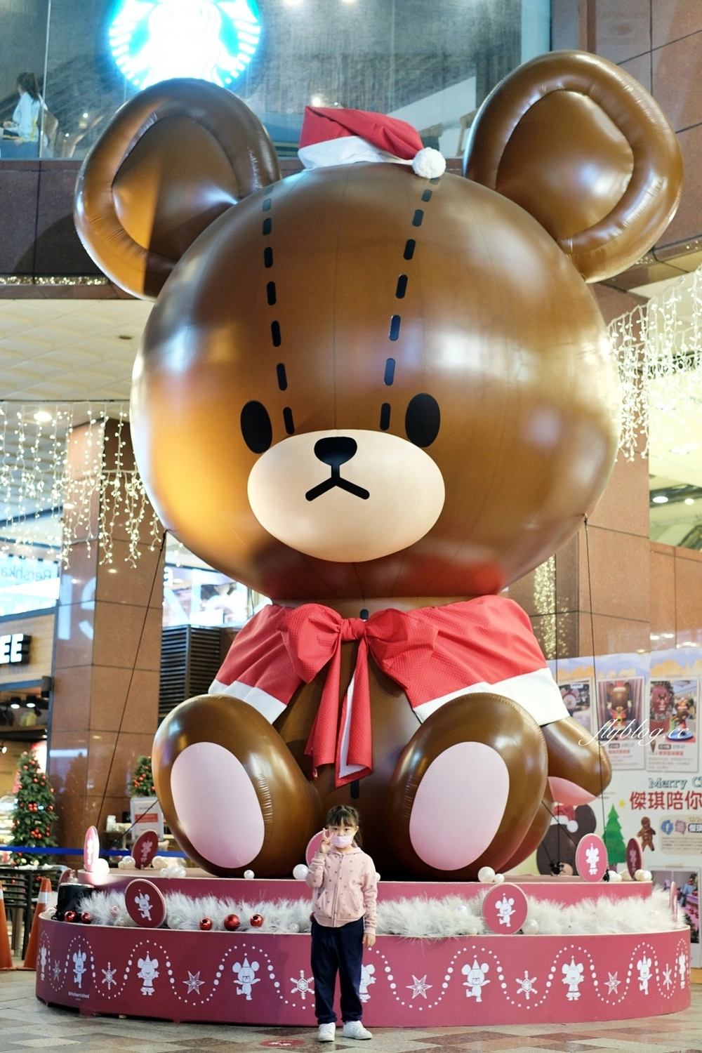 【台中北區】中友百貨聖誕節~中部最大傑琪！6米高巨大傑琪公主氣球登場，還有11位哥哥一起來尋寶 @飛天璇的口袋
