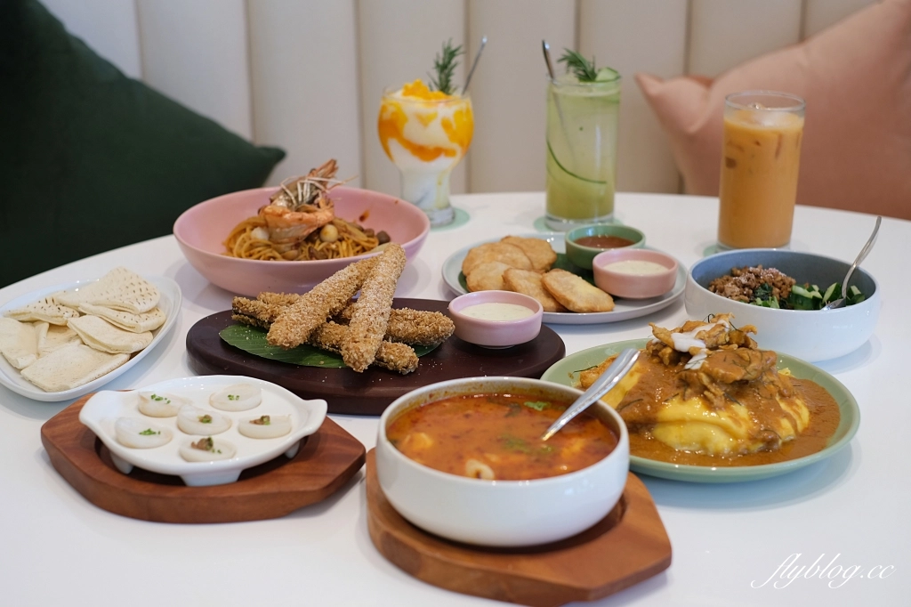 Lady nara台中三井店｜Lady nara曼谷新泰式料理插旗中台灣，台中首店網美打卡新地標 @飛天璇的口袋