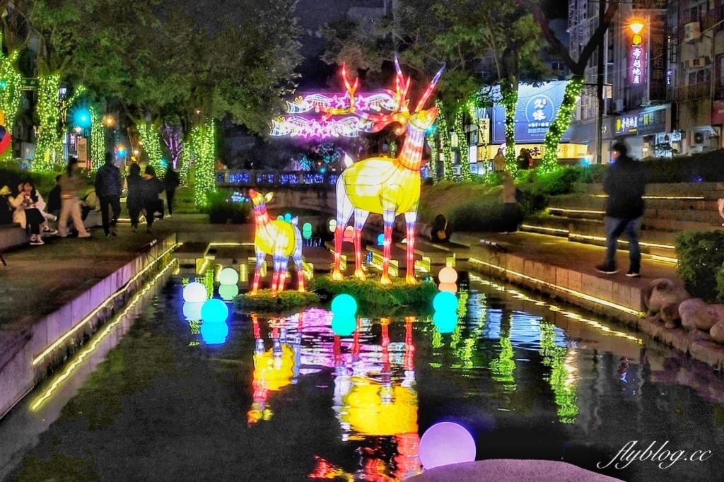 【台中中區】綠川水岸廊道燈會，2021台中耶誕嘉年華~台中好甜！甜在其中，2021綠川燈會 @飛天璇的口袋