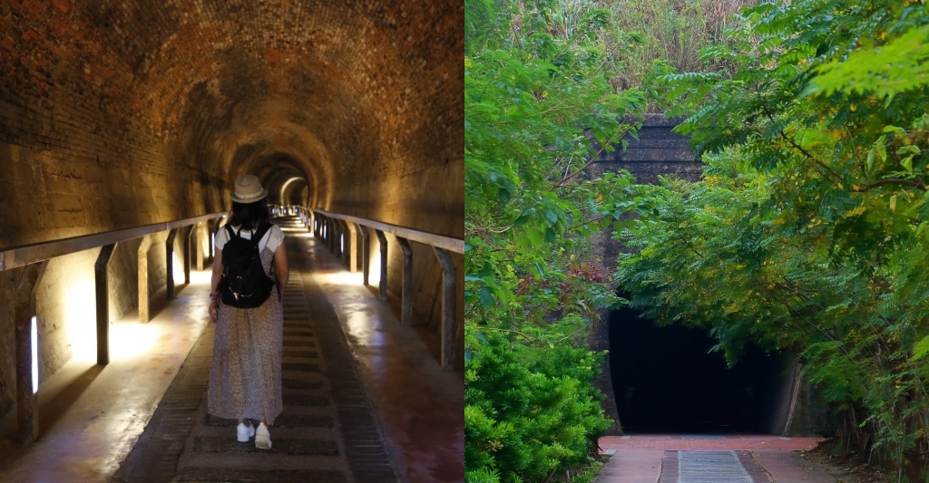 苗栗後龍｜後龍過港隧道，海線隱藏版拍照景點白沙屯隧道群，宛如置身韓劇德魯納酒店的場景 @飛天璇的口袋
