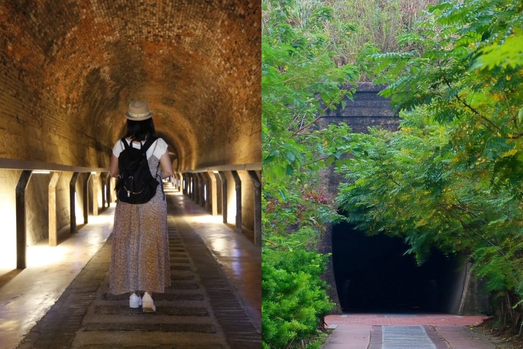 苗栗後龍｜後龍過港隧道，海線隱藏版拍照景點白沙屯隧道群，宛如置身韓劇德魯納酒店的場景 @飛天璇的口袋