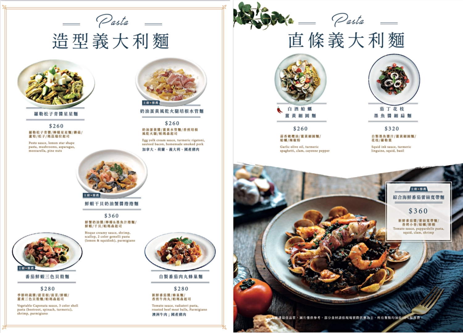 【台中西區】MOLINO手工義大利麵，PARK2草悟廣場新開幕義大利麵，品嚐好萊塢明星星級料理 @飛天璇的口袋