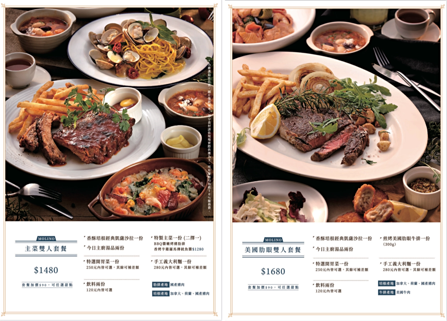 【台中西區】MOLINO手工義大利麵，PARK2草悟廣場新開幕義大利麵，品嚐好萊塢明星星級料理 @飛天璇的口袋