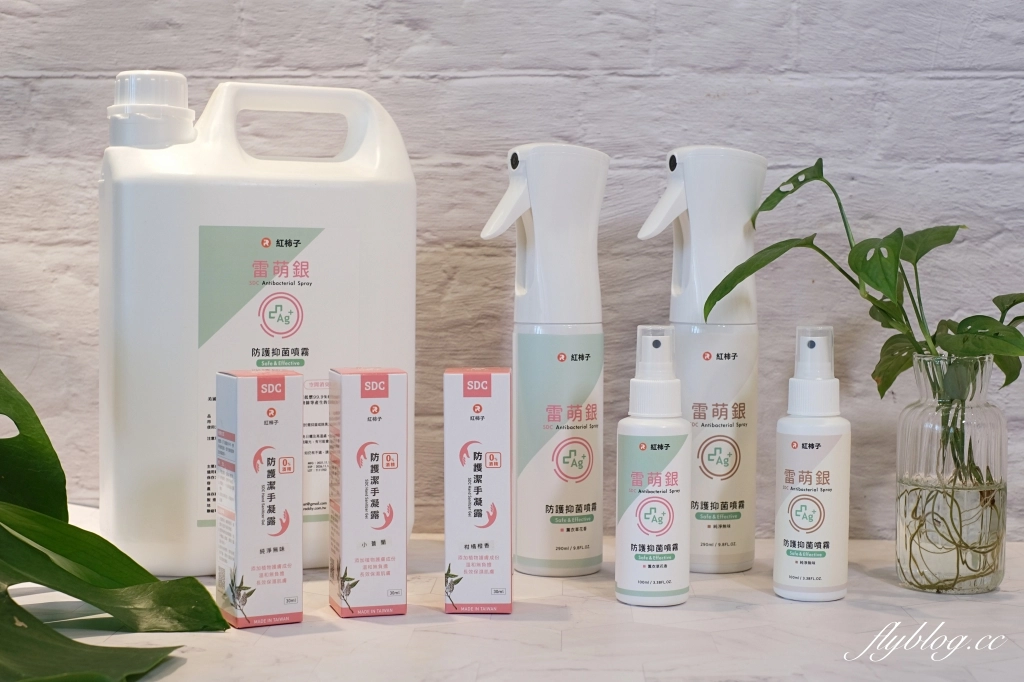紅柿子雷萌銀防護抑菌噴霧x紅柿子防護潔手凝露｜無酒精添加！美國食品藥品監督管理局(FDA)認可，孕婦和幼兒都可以使用的防護抑菌噴霧和乾洗手 @飛天璇的口袋