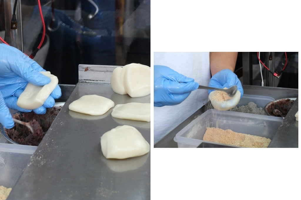 台中西區｜元拾麻糬．向上市場在地50年的麻糬，麻糬皮薄軟Q又爆餡 @飛天璇的口袋