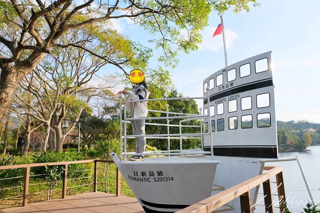 苗栗頭屋｜明德水庫日新島．電影魯水花的拍攝地，全台唯一的湖中島嶼 @飛天璇的口袋