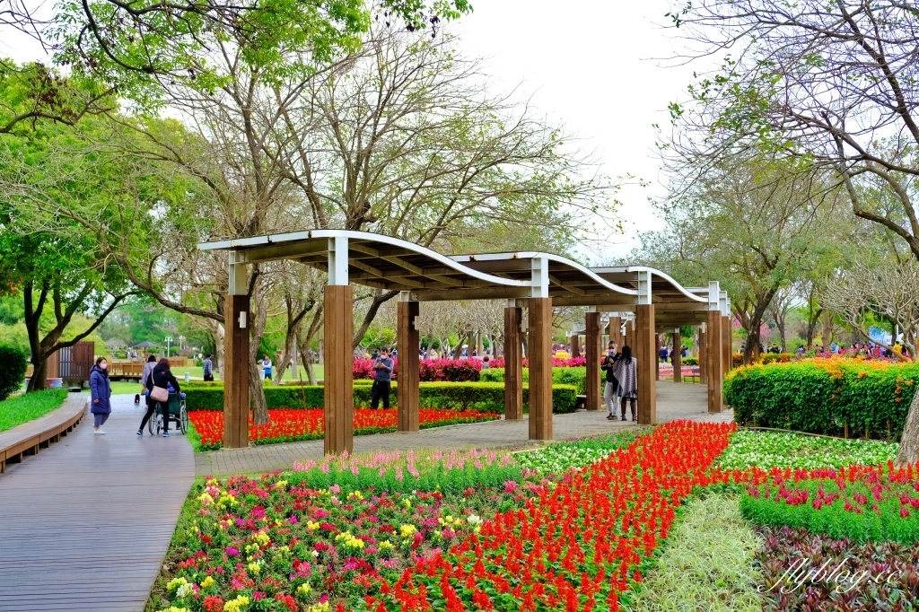 【彰化溪洲】溪州公園~2022花在彰化，樂遊農園2/1~2/13登場，還有免費送小燈籠 @飛天璇的口袋