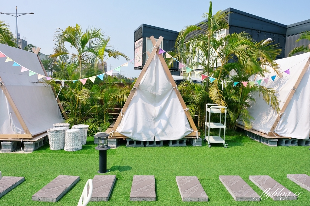 曰曰春和｜以貨櫃露營風為主題，頭份透明玻璃屋網美景觀餐廳(已歇業) @飛天璇的口袋