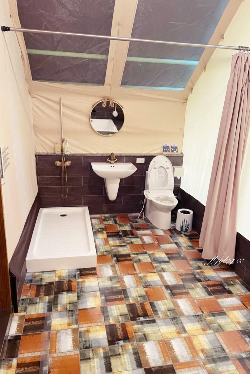 彰化社頭｜清水那方．全台首創的溫泉Spa豪華露營，溜滑梯、沙坑、泡腳池、體適能區 @飛天璇的口袋